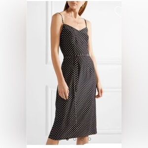 NWT HVN Tender Loving Care BLACK SILVER GOLD LILY‎ SILK DRESS SIZE 10